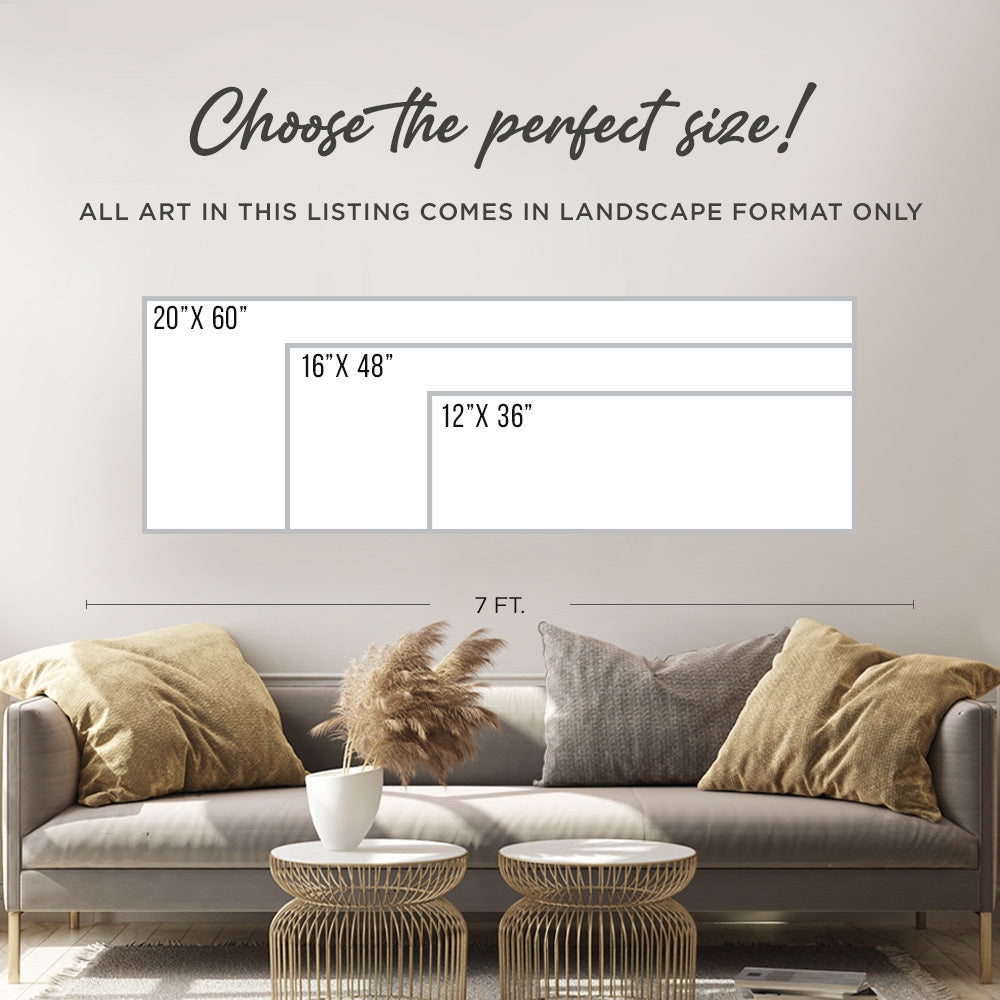 Wall sign size guide layout for “Jesus Saves” in landscape format