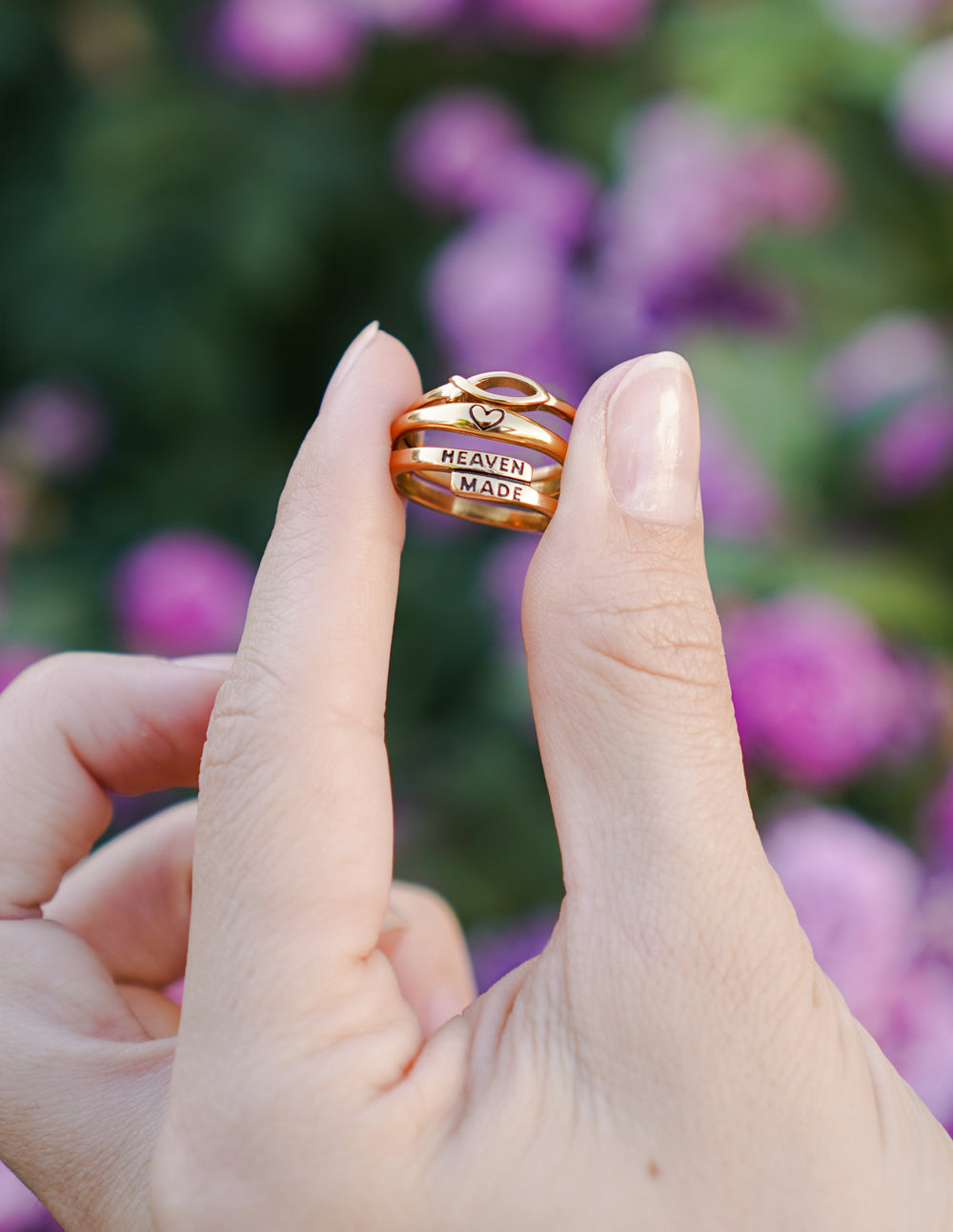 Jesus fish ring showing inner engraving and gold-tone fish detail