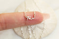 925 sterling silver Pax necklace with cursive Pax pendant on a fine chain