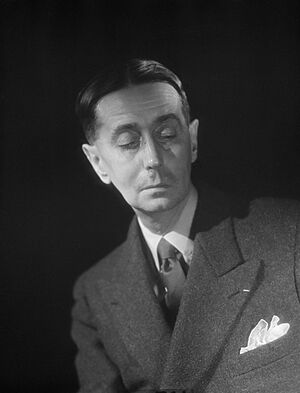 Book cover with black-and-white portrait of Henri Daniel-Rops in a suit and tie.
