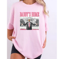 Pink T-shirt with front graphic print