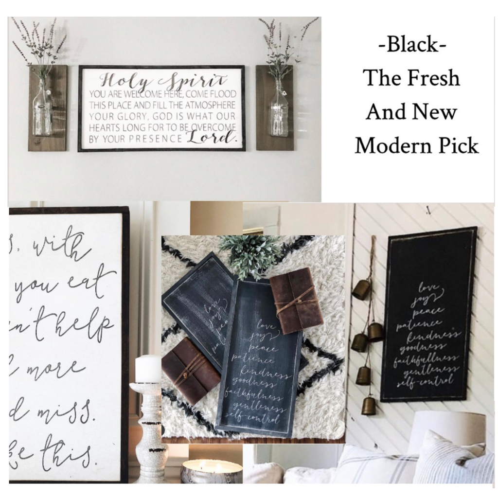 Framed wood wall signs with assorted inspirational quotes