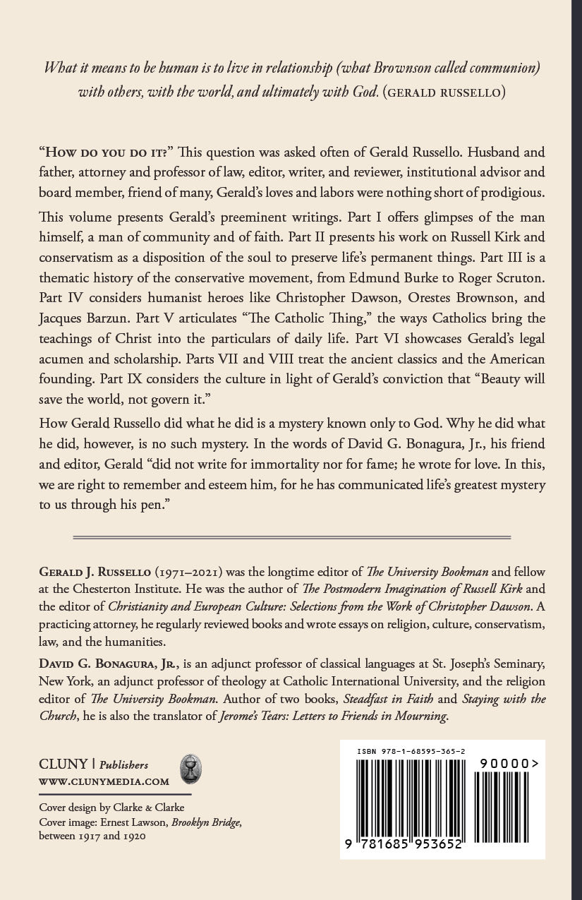 Hardcover book back cover with biography text and barcode