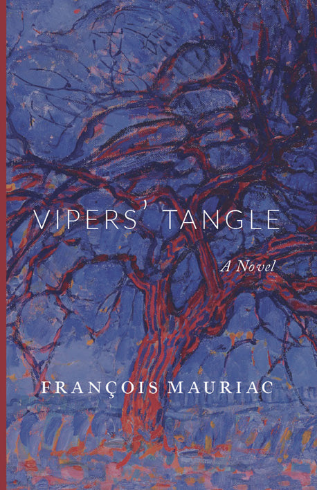 Vipers' Tangle novel cover, blue marbled design with white title text