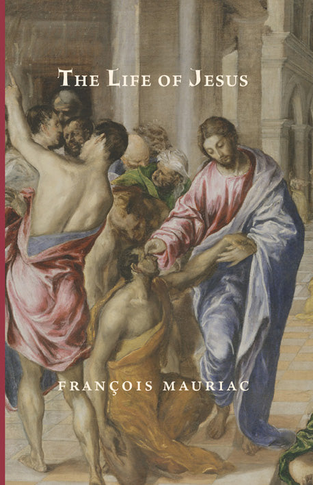 Book cover: The Life of Jesus illustration with François Mauriac name