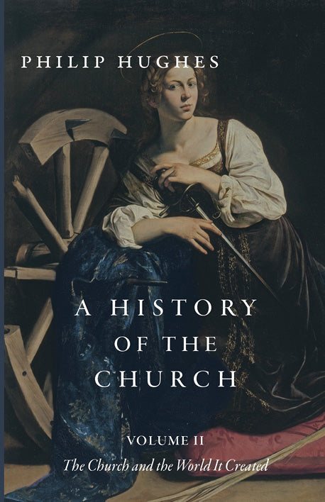 Book volume II with dark painted cover, woman holding a book, decorative title text