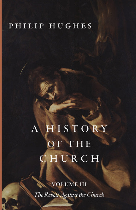 Hardcover book: A History of the Church, Volume III cover with angel illustration