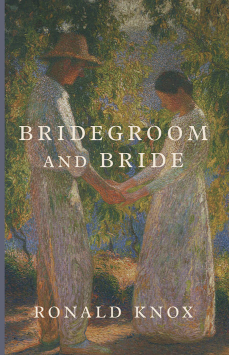 Bridegroom and Bride book cover with couple illustration, title and Ronald Knox