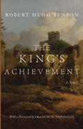 Hardcover novel front cover with landscape painting, title, and author name