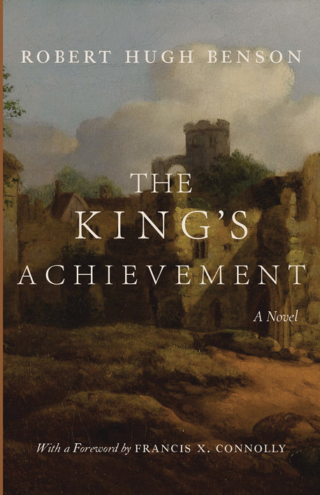 Hardcover novel front cover with landscape painting, title, and author name