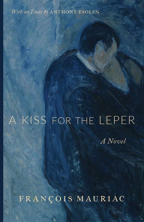 Blue novel cover with seated figure and title lettering