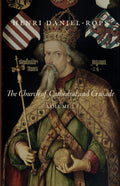 Book cover, Volume 2, featuring a painted church figure holding a staff