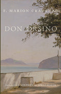 Novel cover with DON ORSINO title, author name, and scenic illustration