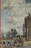Novel book cover with illustrated scene and large title lettering
