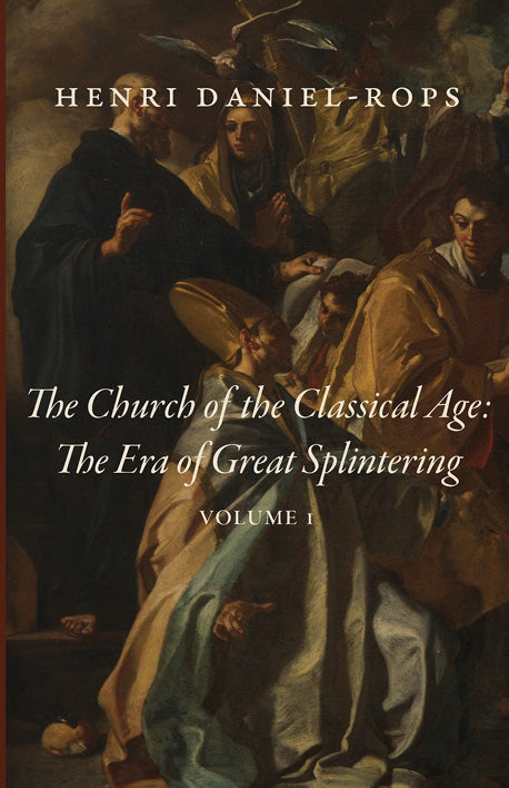 Book cover with classical religious artwork, title text, and author name