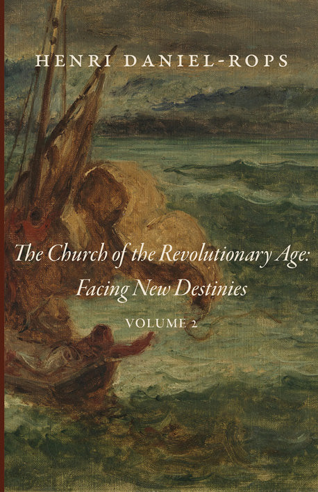 Book cover with painterly landscape and 'Facing New Destinies' title, Volume 2