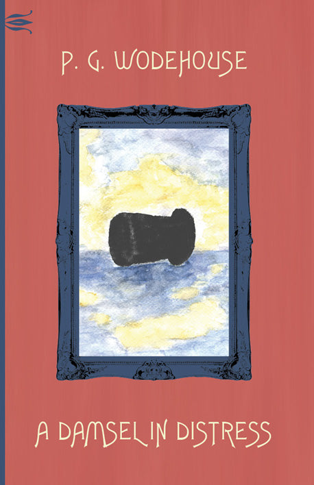 Book cover for A Damsel in Distress with framed illustrated artwork and title