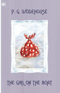 Book cover with P. G. Wodehouse name and red dress illustration on light background.
