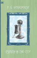 Paperback book cover with candlestick sketch and title Psmith in the City