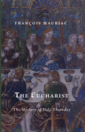 The Eucharist book cover with illustrated religious scene and title text