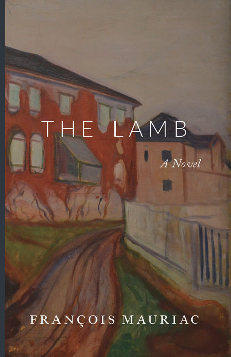 The Lamb book cover with illustrated scene, title and author Francois Mauriac.