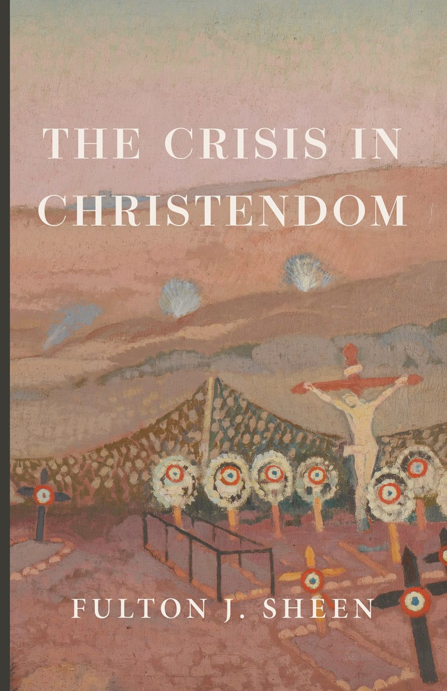 Christian history book cover with illustrated scene, title text, and Fulton J. Sheen