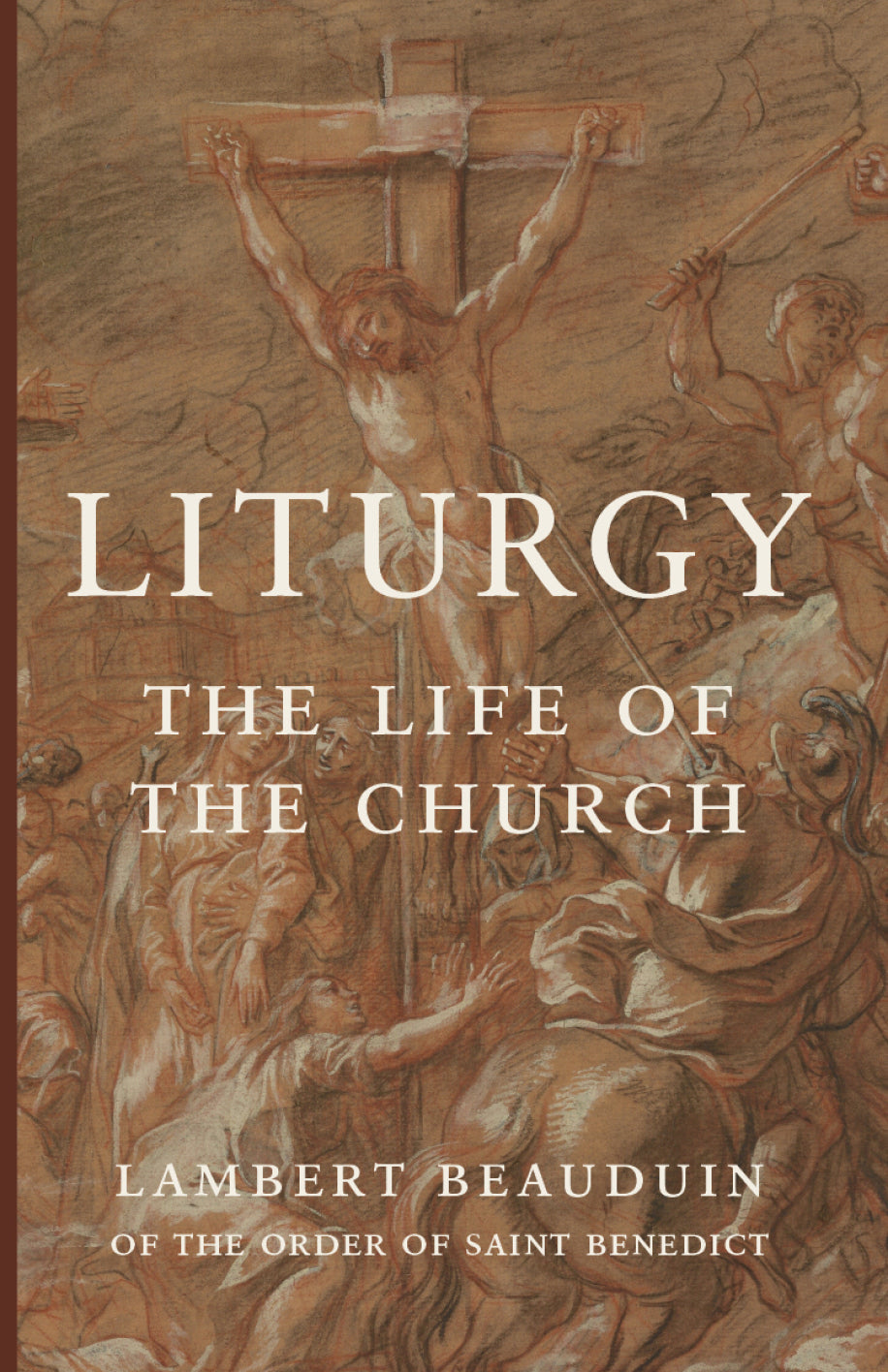 Book cover for Liturgy: The Life of the Church with artwork and large title text