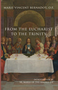 Religious book titled From the Eucharist to the Trinity, illustrated last-supper cover