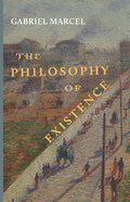 The Philosophy of Existence book cover with colorful artwork and diagonal lettering