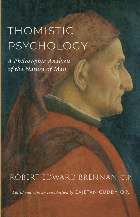 Thomistic Psychology book cover with profile portrait and title text