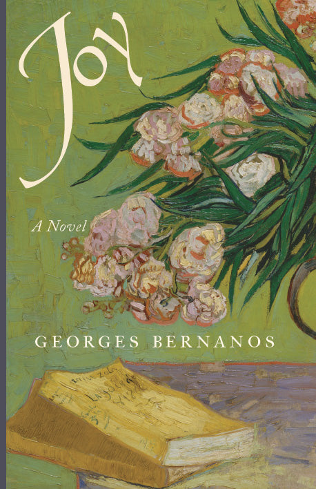 Novel book cover with green background, white title text, and floral bouquet illustration