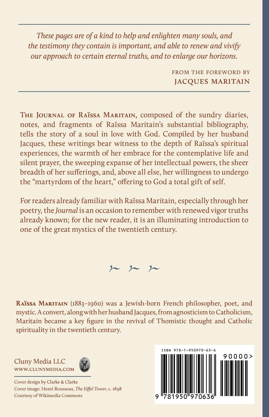 Book back cover with synopsis paragraphs, author bio, and barcode