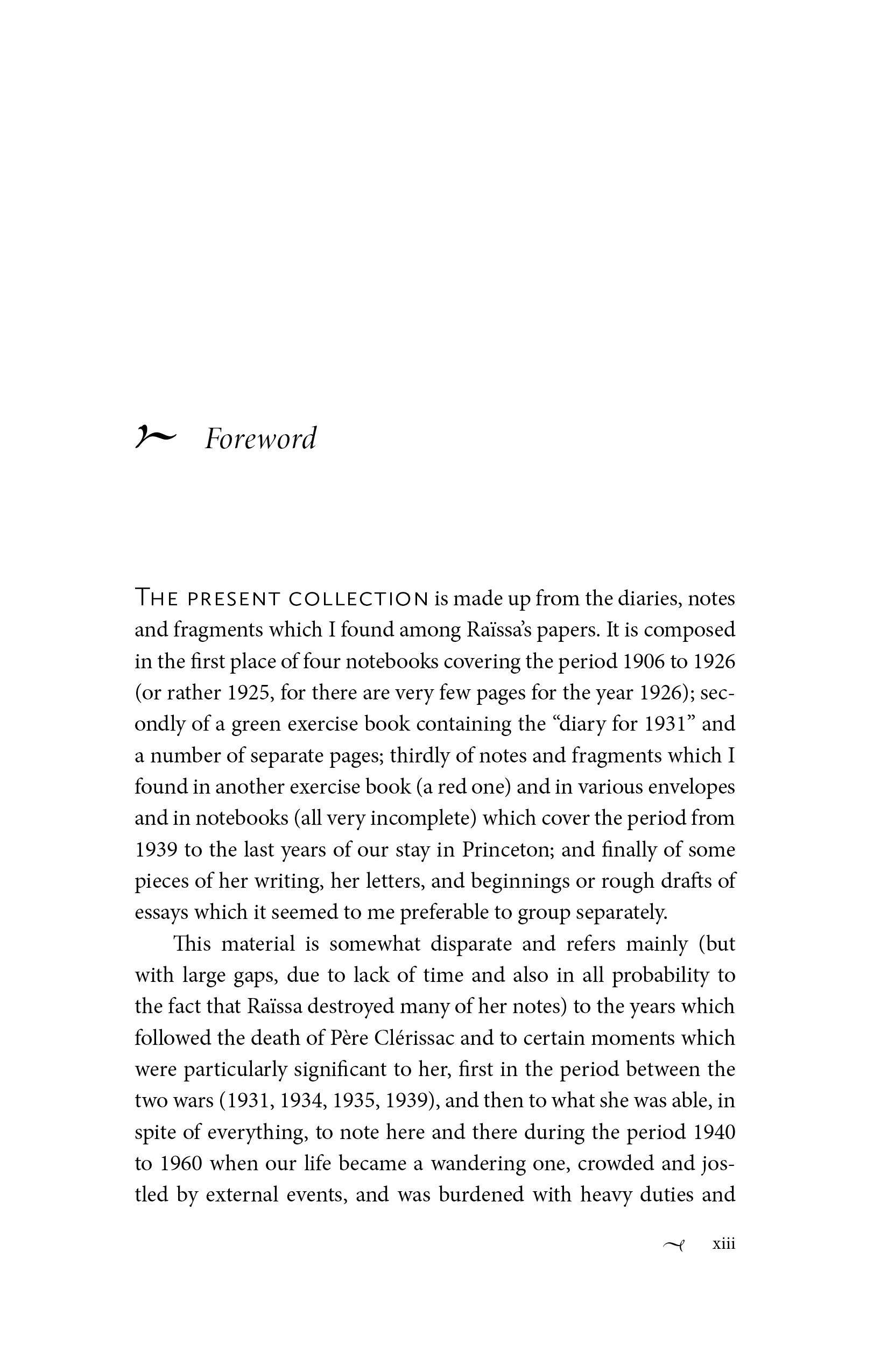 Book page titled “Foreword” with several paragraphs of introductory text