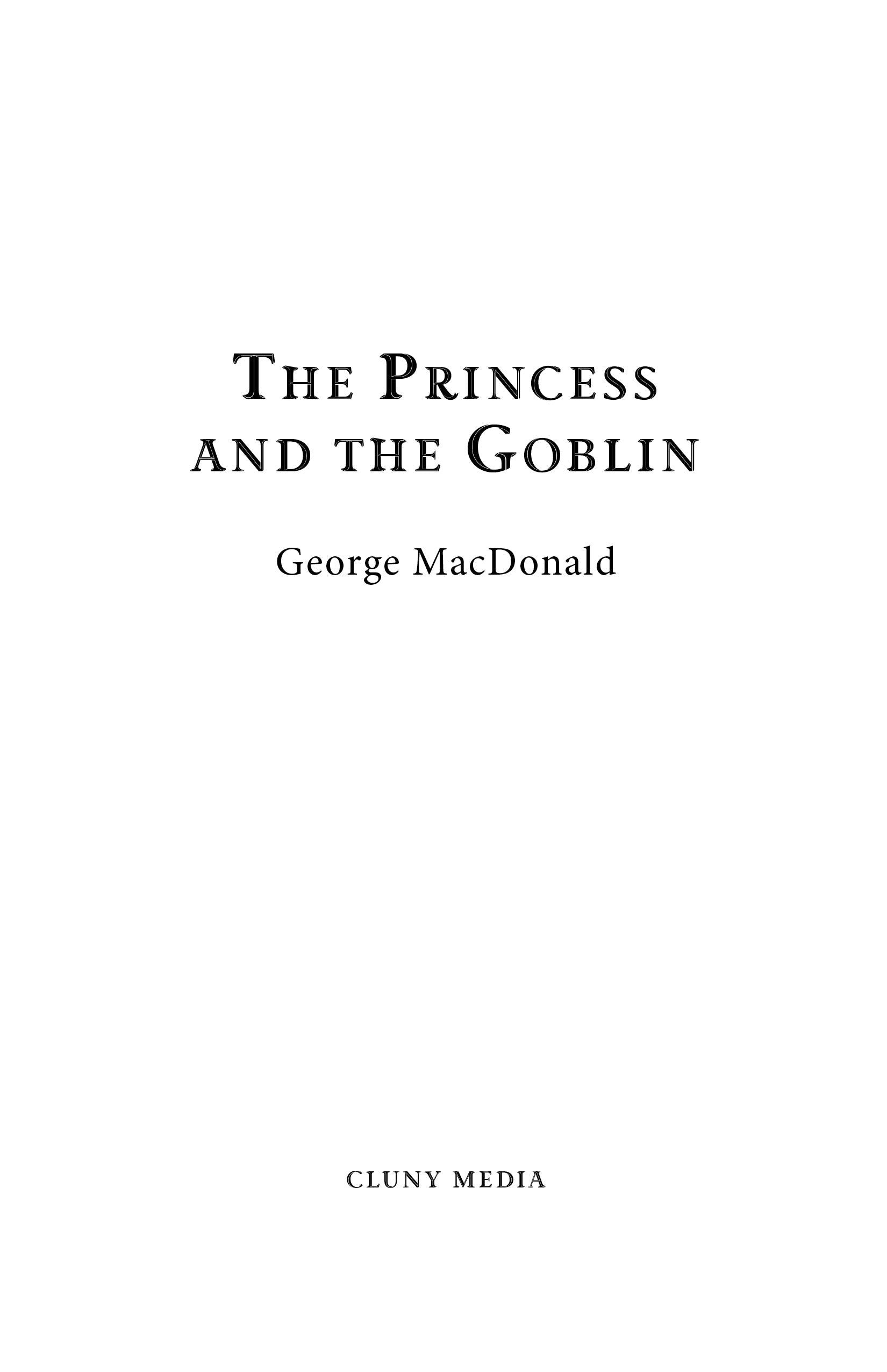 Book title page with large centered title, author name, and Cluny Media