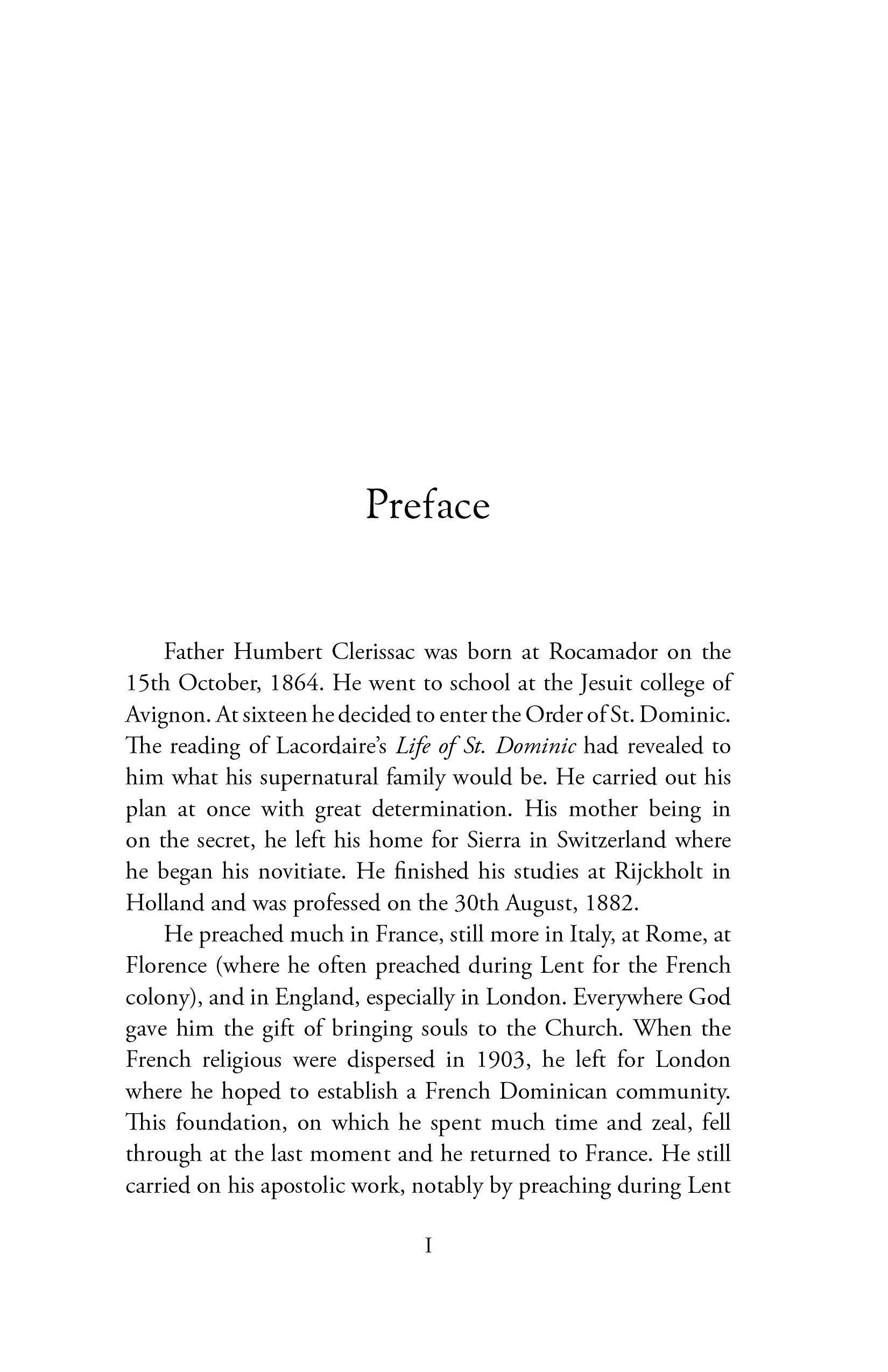 Book preface page with Preface heading and body text