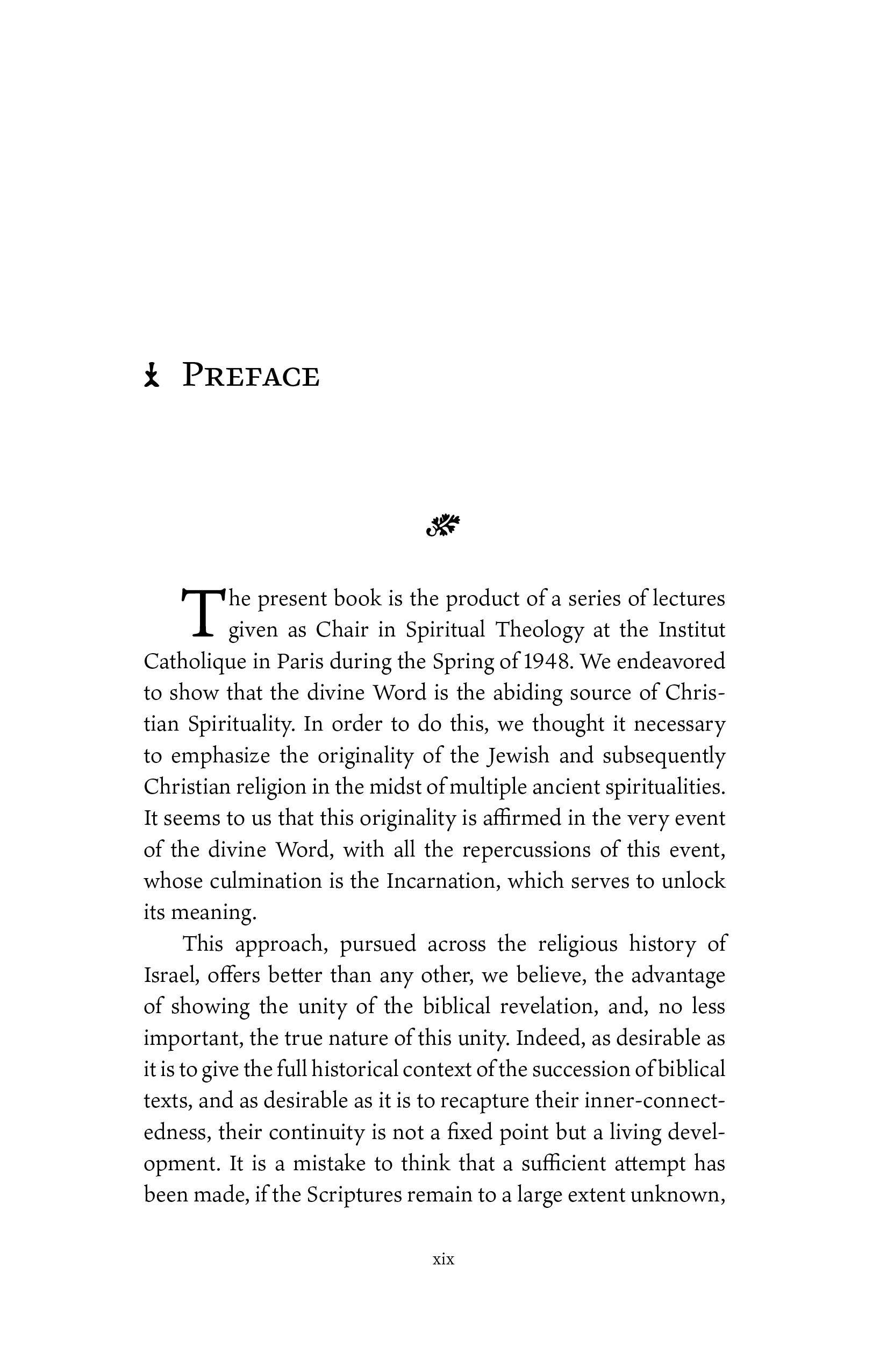 Book page with 'Preface' heading and printed introductory text