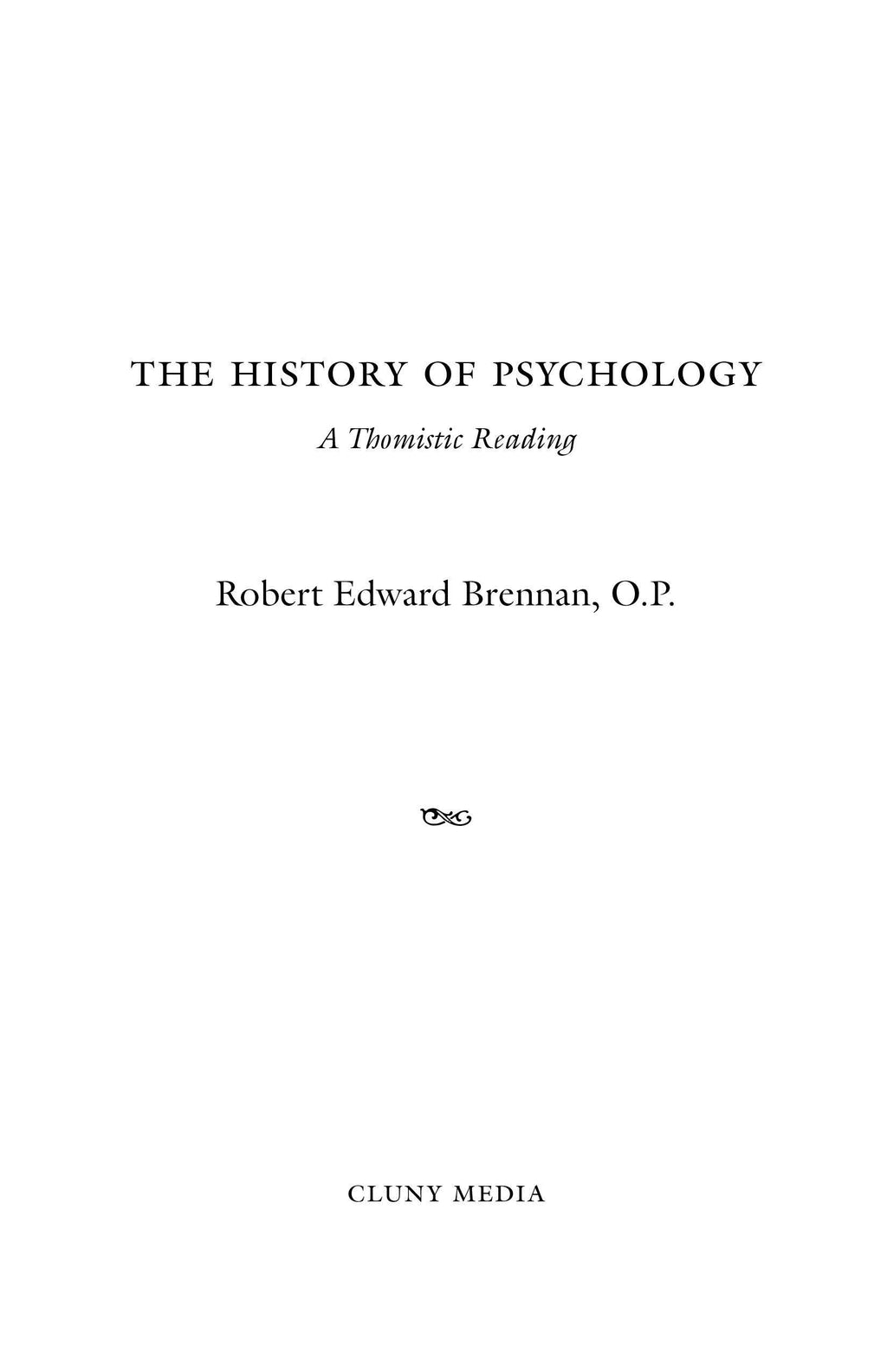 Book title page for The History of Psychology with subtitle, author name, and publisher.