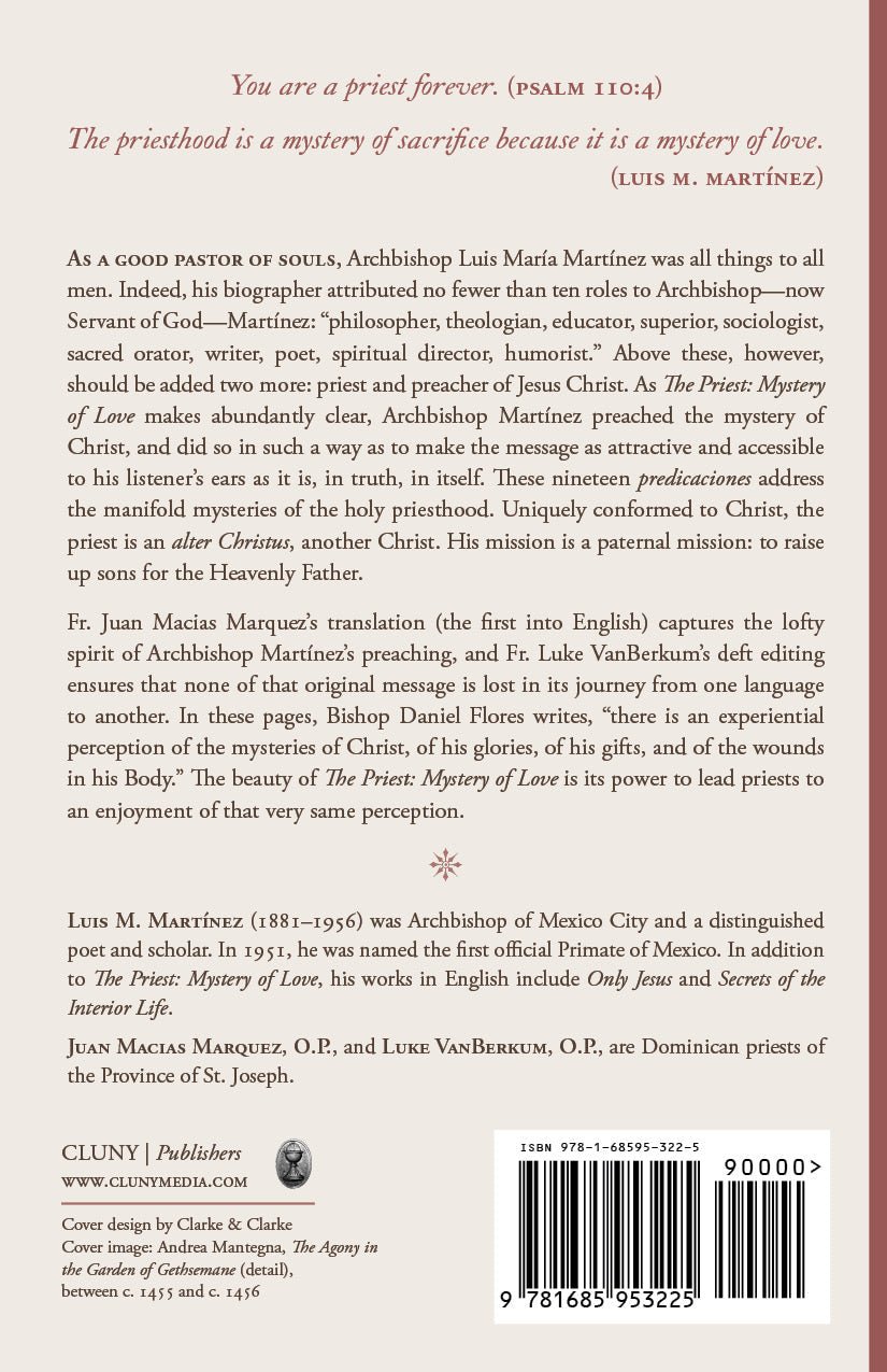 Religious book back cover with description, author names, and barcode