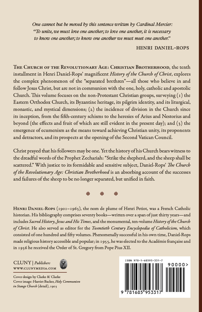 Christian Brotherhood book, Volume 2; back cover with synopsis and barcode