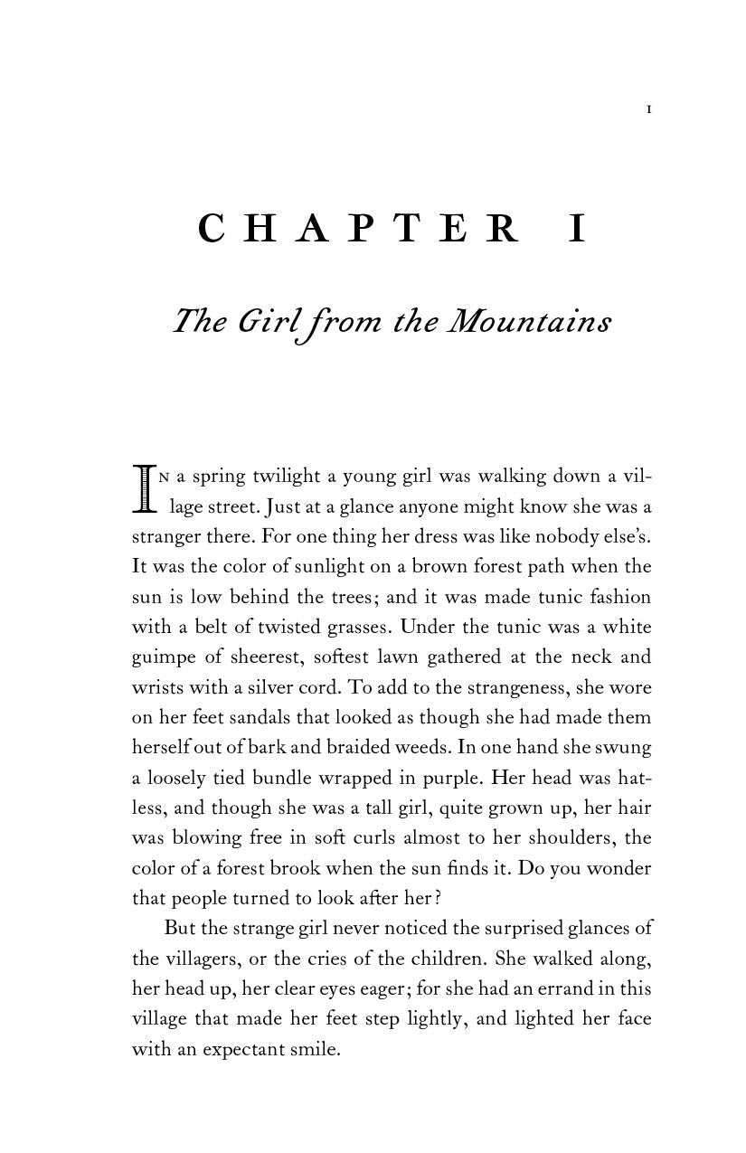 The Wind Boy chapter page titled 'The Girl from the Mountains'
