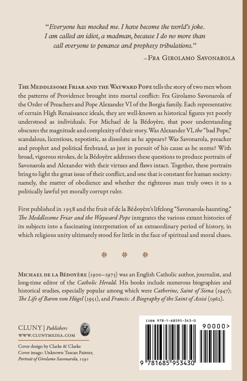 Book back cover with description text and barcode