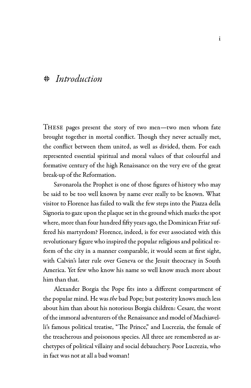 Book introduction page with printed paragraphs of text
