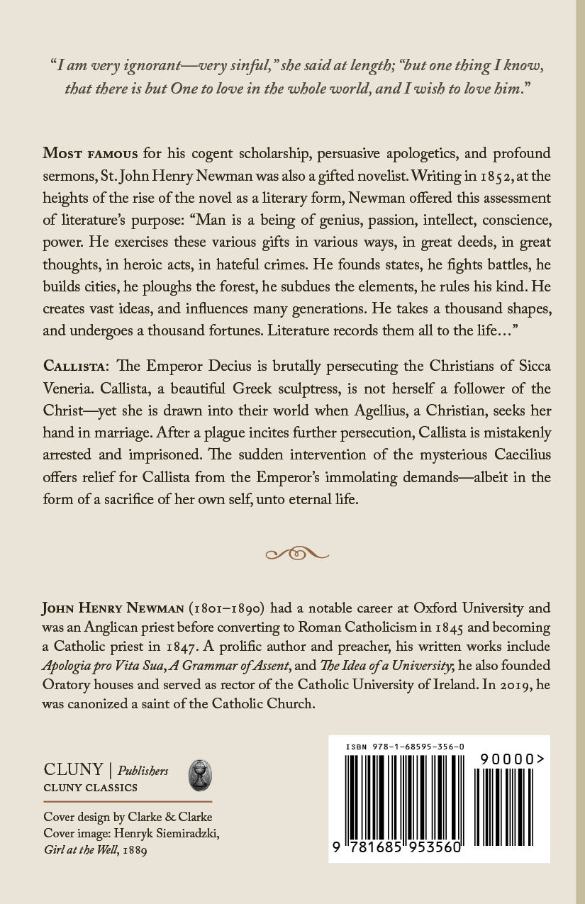Book back page with biography text and barcode