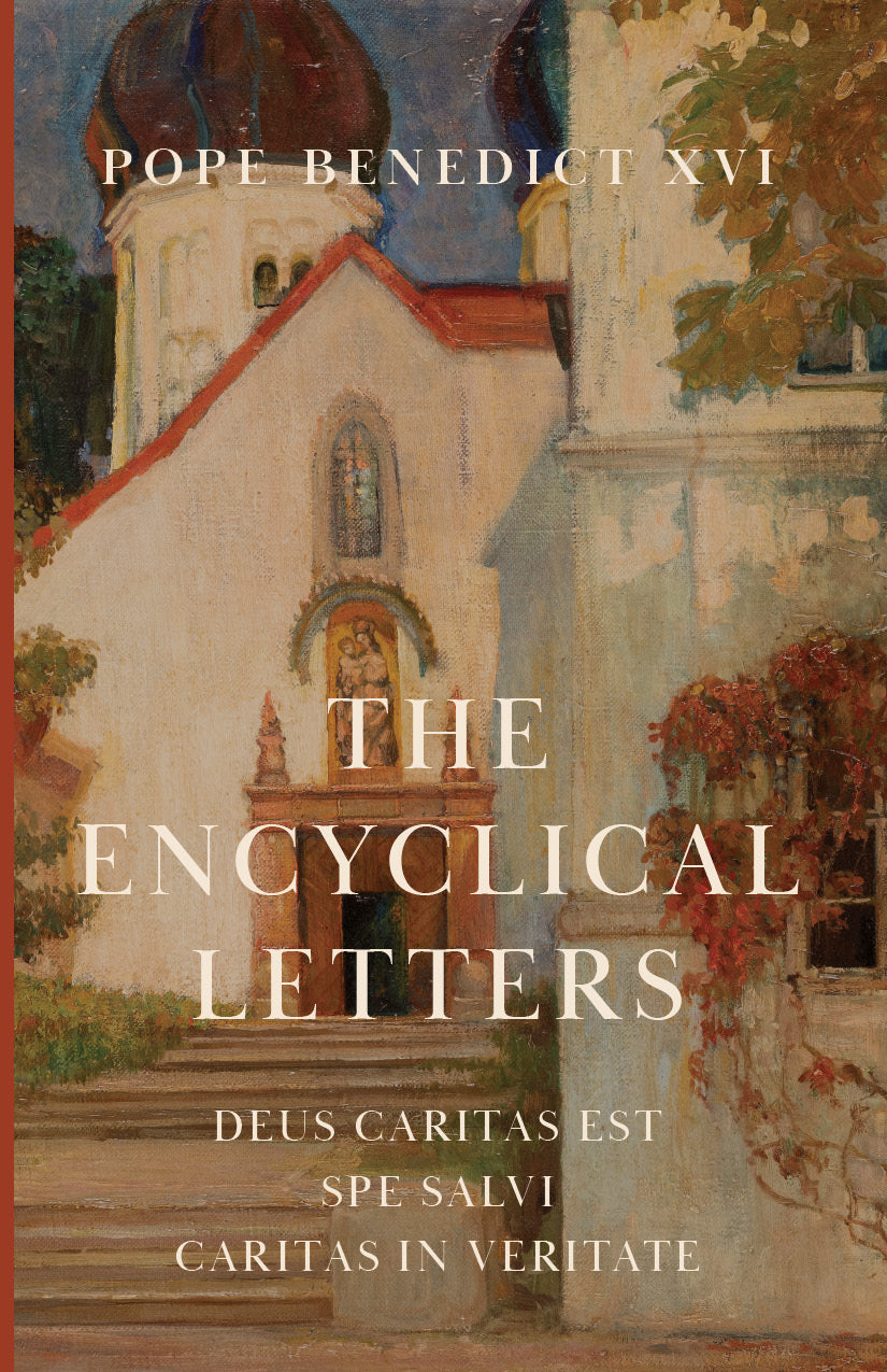 Encyclical letters book cover with Pope Benedict XVI title and encyclical names