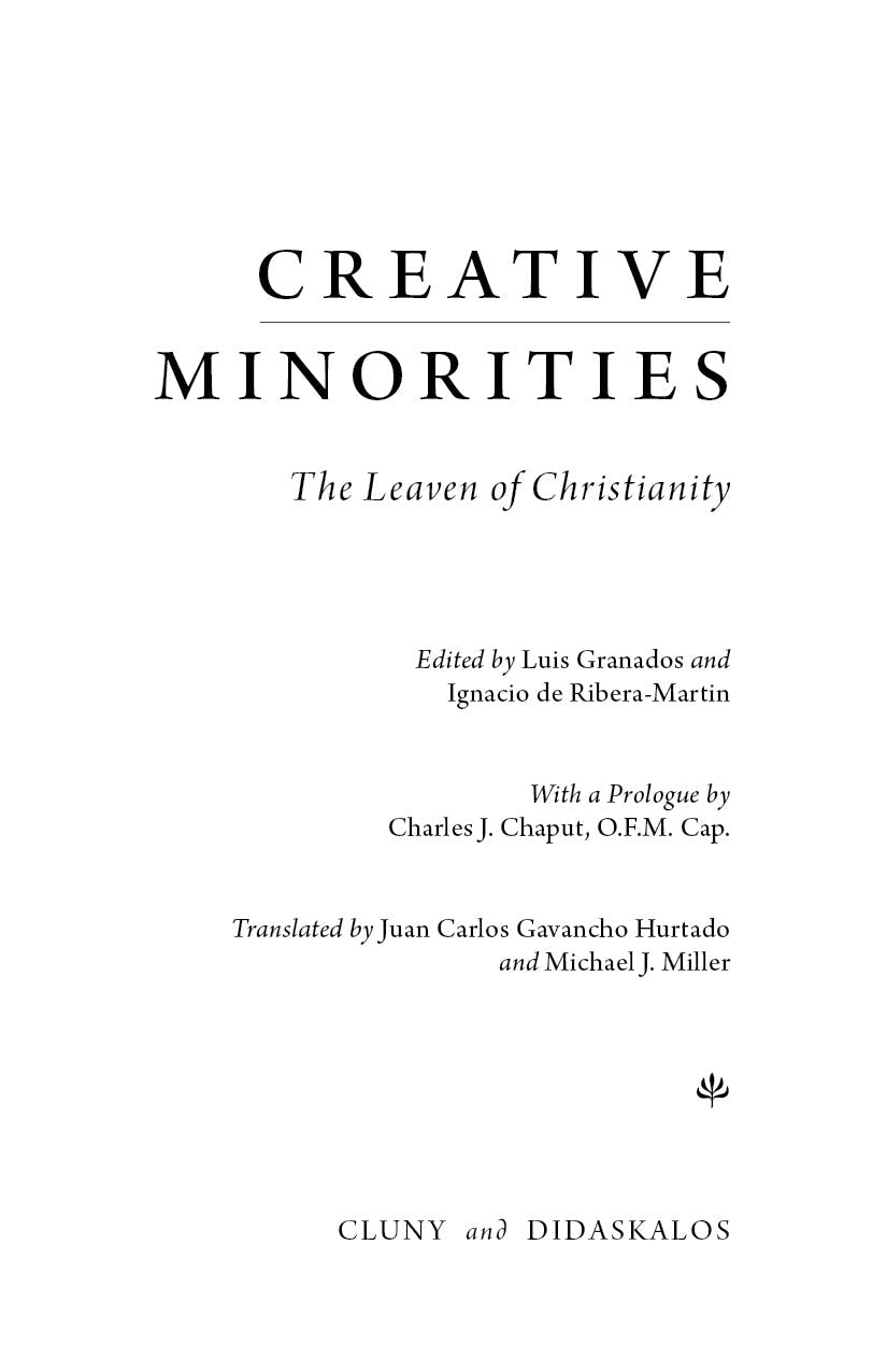 Book title page: The Leaven of Christianity, edited by Luis Granados and Ignacio