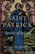 Saint Patrick Apostle of Ireland book cover with blue-robed figure and title text