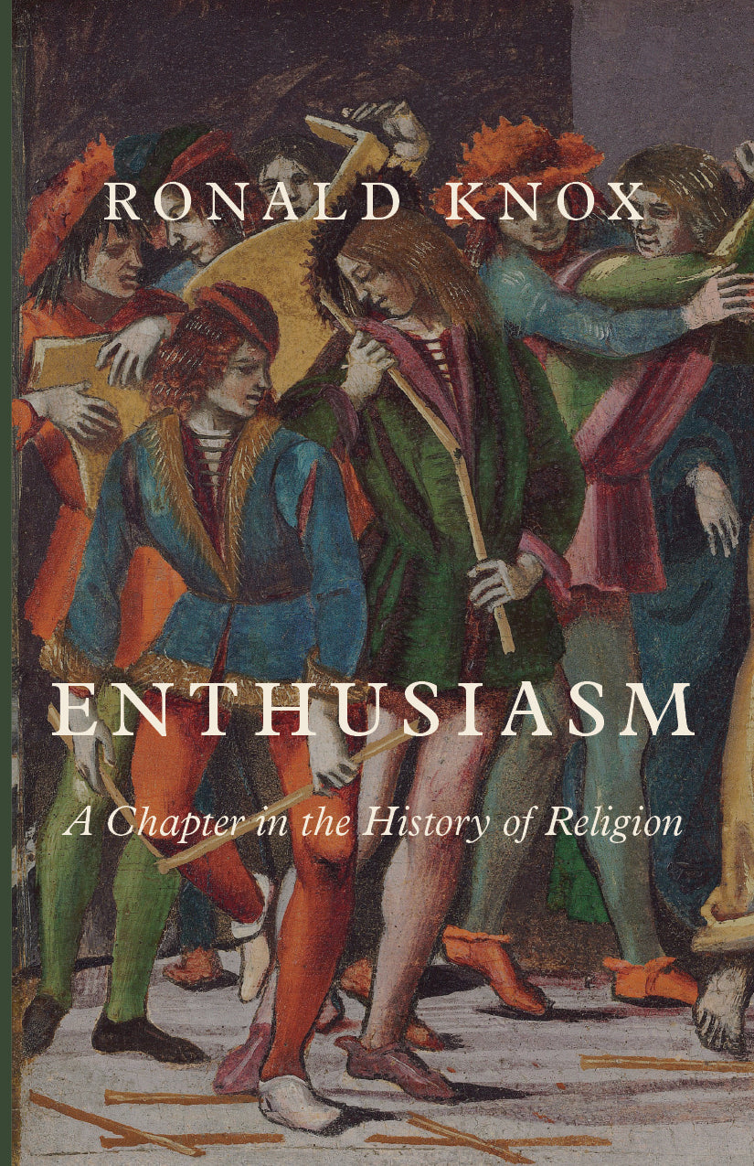 Book cover with illustrated figures and large title letters in serif type