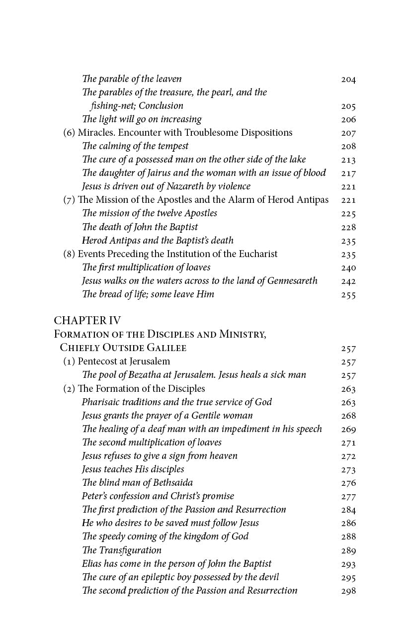Book contents page showing Chapter IV and V topics with page numbers.