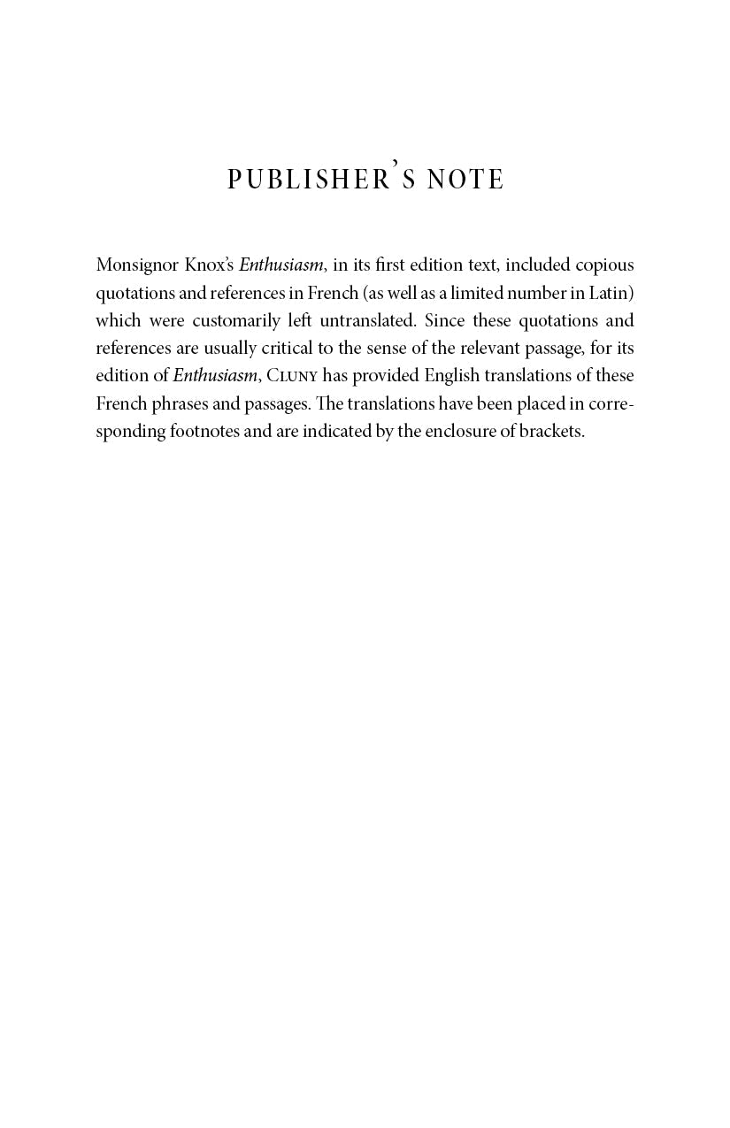 Book publisher's note page with a bold header and paragraph text