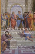 Book cover for Volume II with title lettering and painted figures